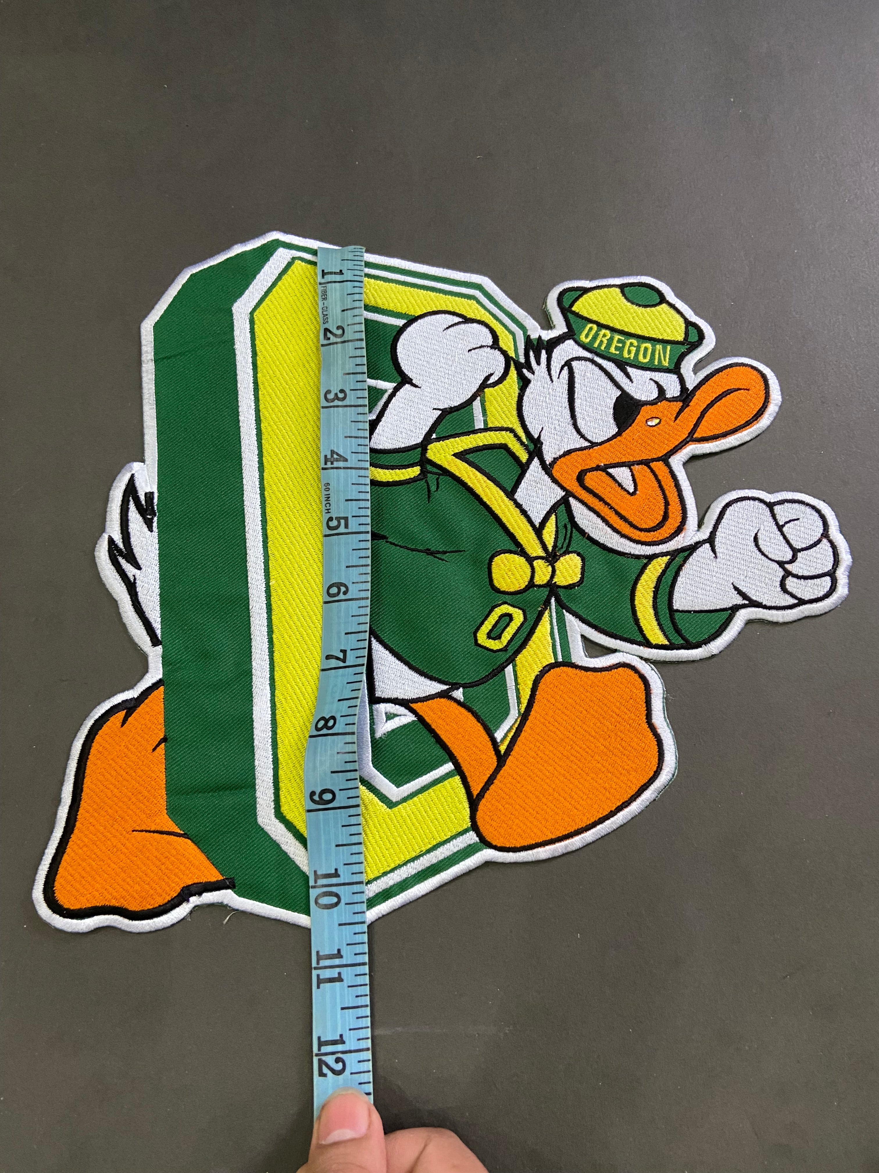 Donald Duck & Letter Patch Collection – Premium Green-Themed Embroidered Set