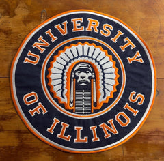 University of Illinois Fighting Illini Embroidered Patch – Premium NCAA Fan Applique