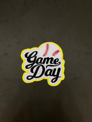 Soccer Game Day Embroidered Patch – Sporty Trucker Hat Applique