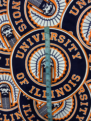 University of Illinois Fighting Illini Embroidered Patch – Premium NCAA Fan Applique
