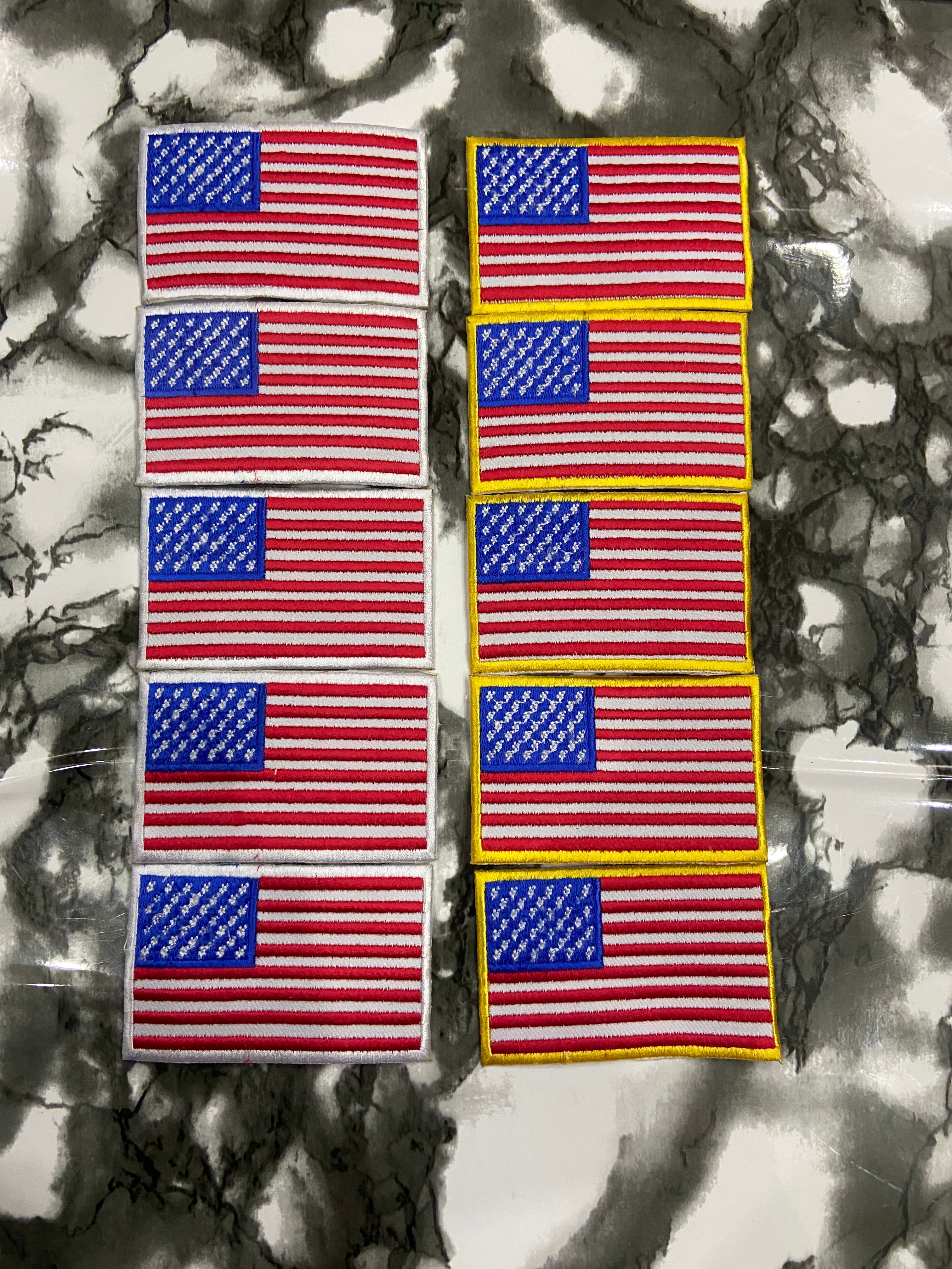 US Flag Embroidered Patch – Premium American Flag Biker & Uniform Applique