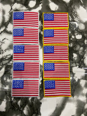 US Flag Embroidered Patch – Premium American Flag Biker & Uniform Applique