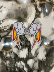 Rainbow Dash Cutie Mark Embroidered Patch Set – My Little Pony Cosplay Applique