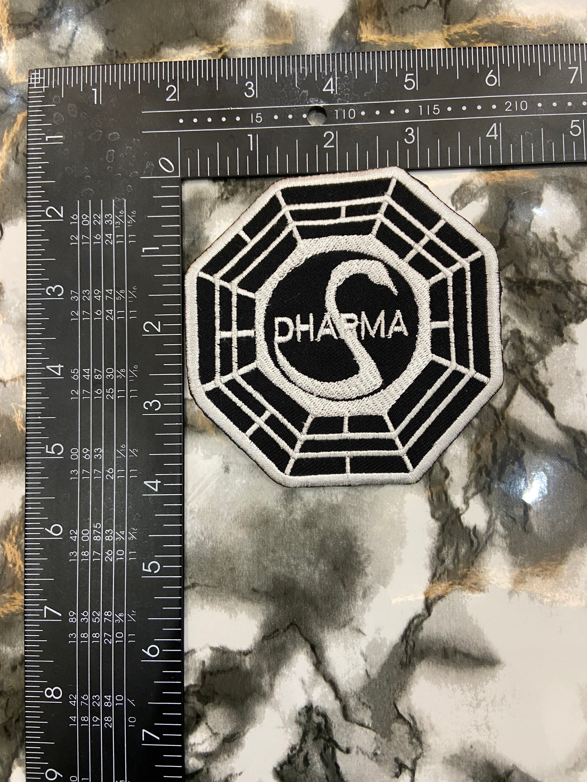 LOST Dharma Initiative Swan Station Embroidered Patch – Iconic Sci-Fi Cosplay Applique