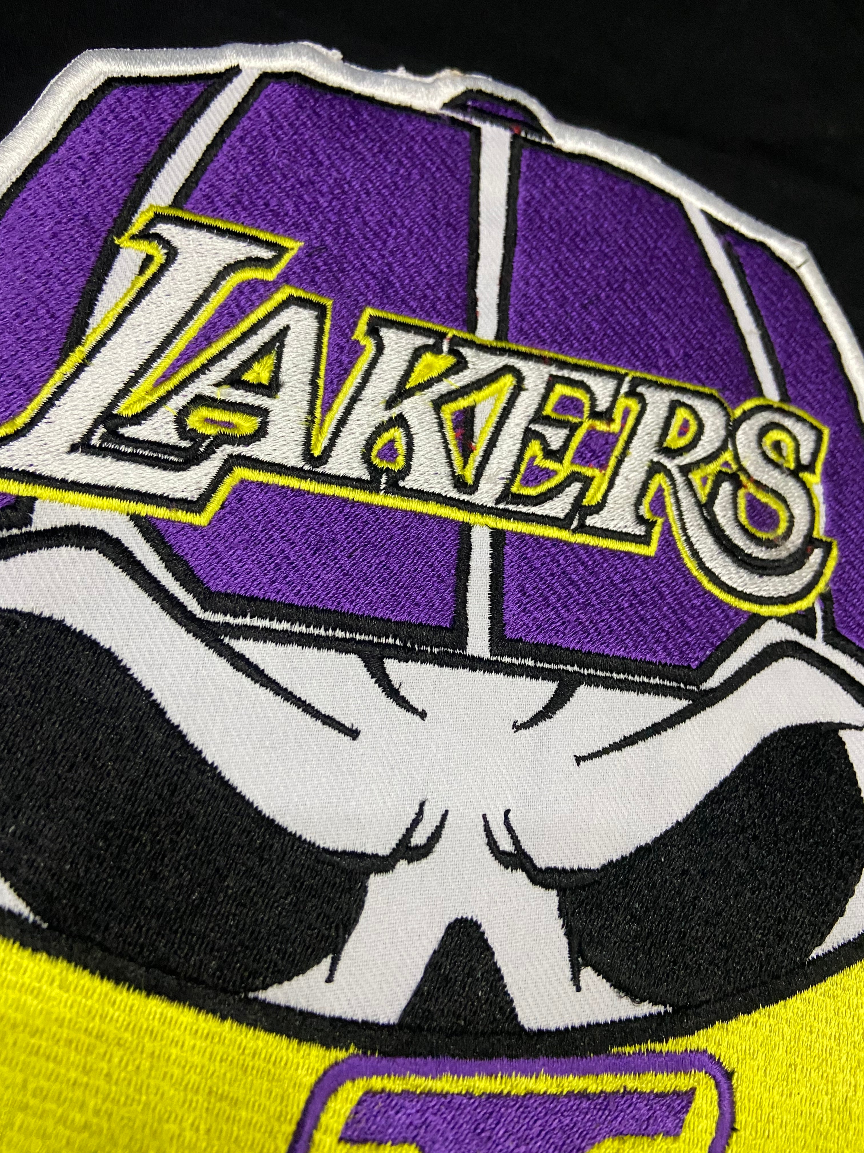 Los Angeles Lakers Embroidered Back Patch – Premium NBA Fan Applique