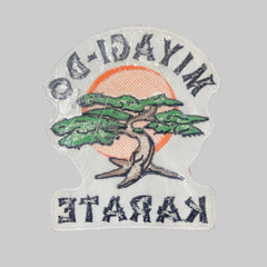 Karate Kid Miyagi-Do Embroidered Patch – Bonsai Tree Logo – Cobra Kai Series Inspired