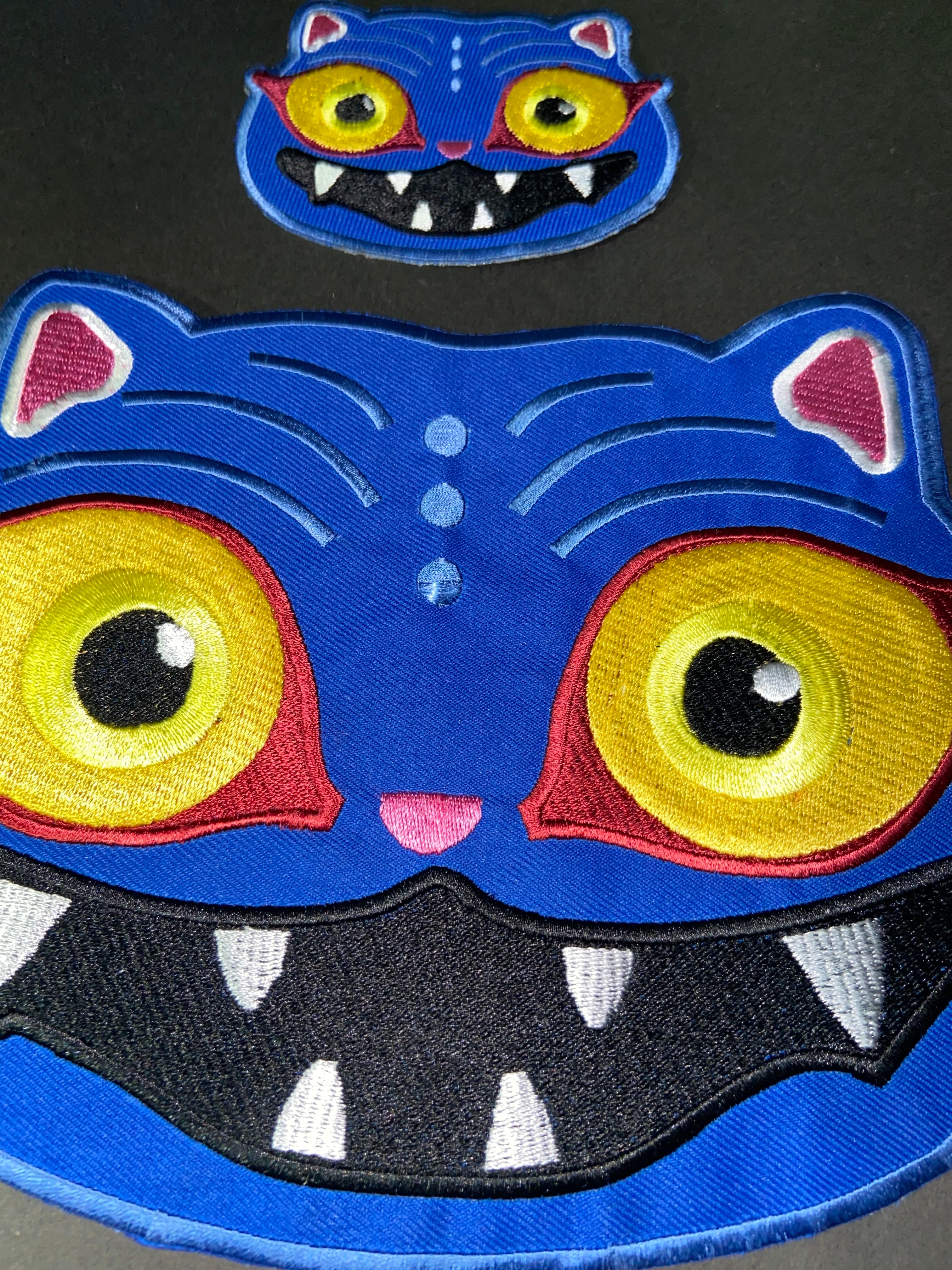 K-Pop Demon Hunter- Derpy Tiger Iron-On Patch