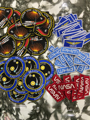 Hail Mary Embroidered Patch Set | 3-Piece Football & Pop Culture Badge Collection | Iron-On Sew-On Graphic Applique Set