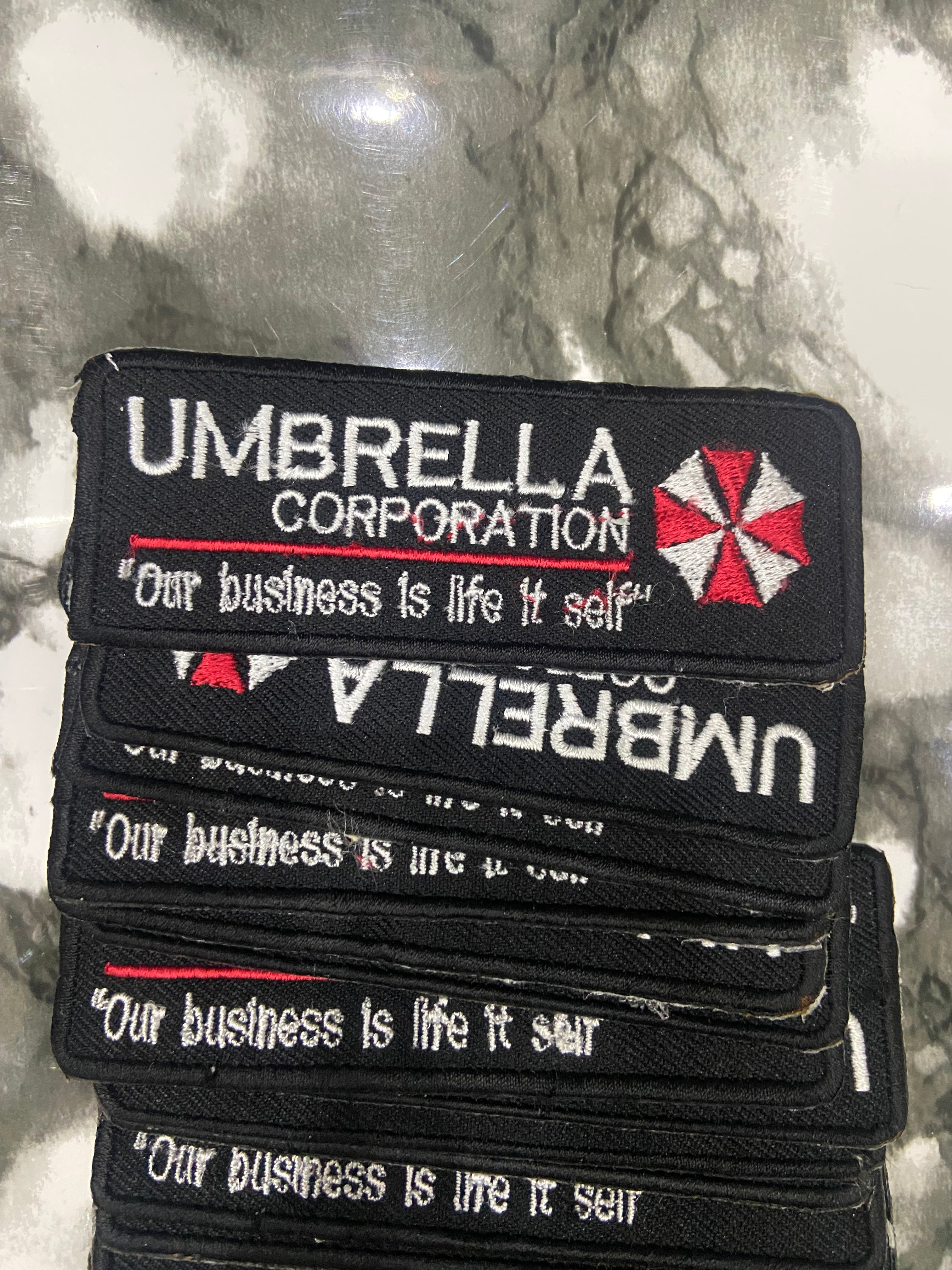 Umbrella Corporation Logo Patch – Resident Evil Biohazard Security Detail Badge