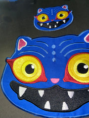 K-Pop Demon Hunter- Derpy Tiger Iron-On Patch