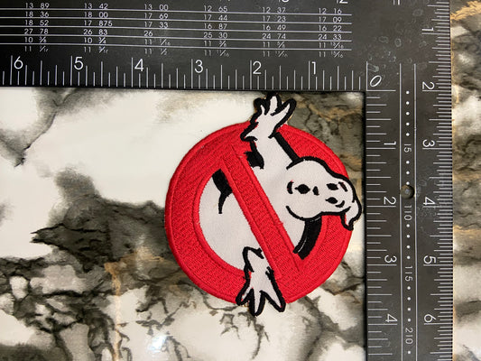 Ghostbusters "No Ghost" Logo Embroidered Patch – Iconic Cosplay Applique