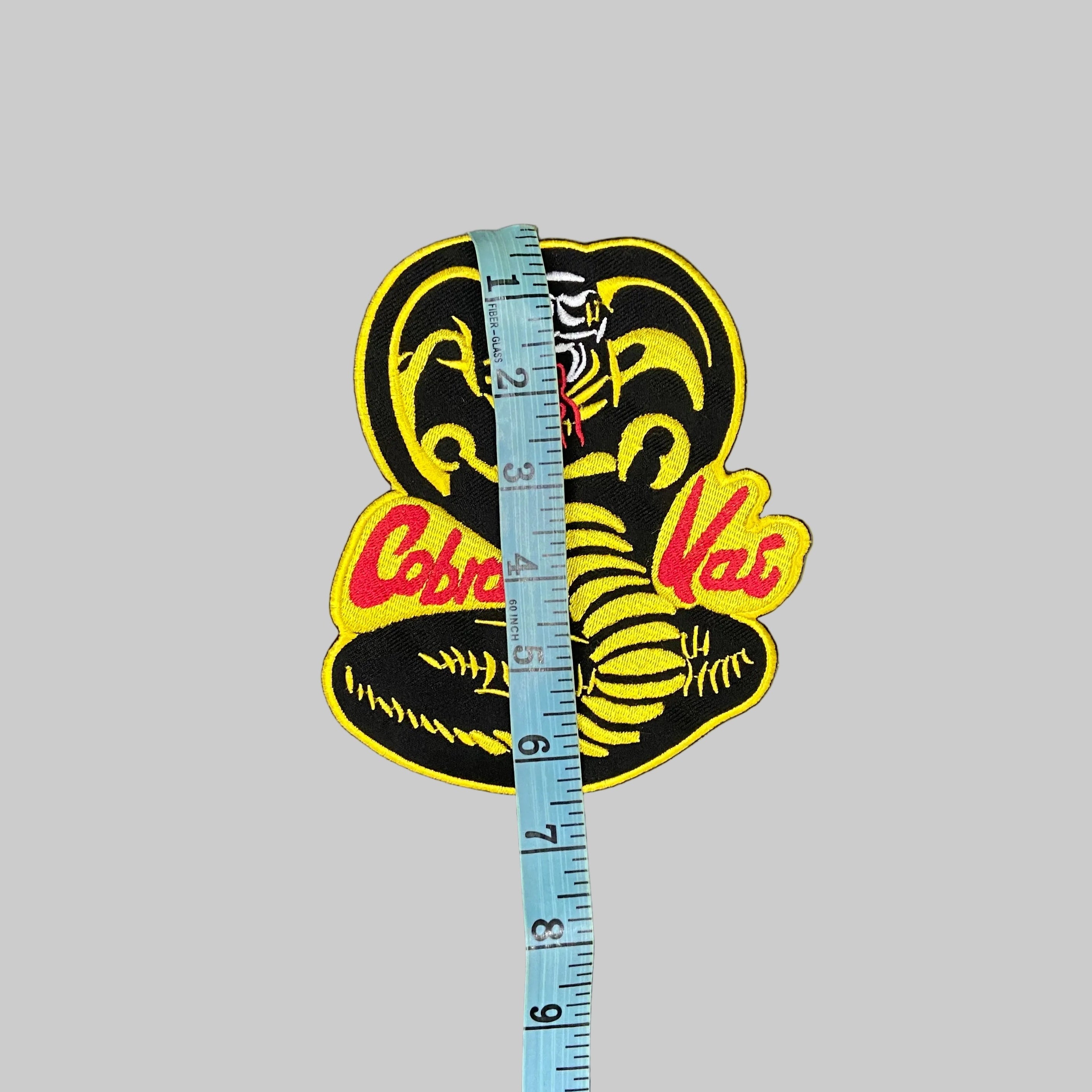 Cobra Kai Karate Kid Patches – Strike Hard No Mercy – Pick Your Size