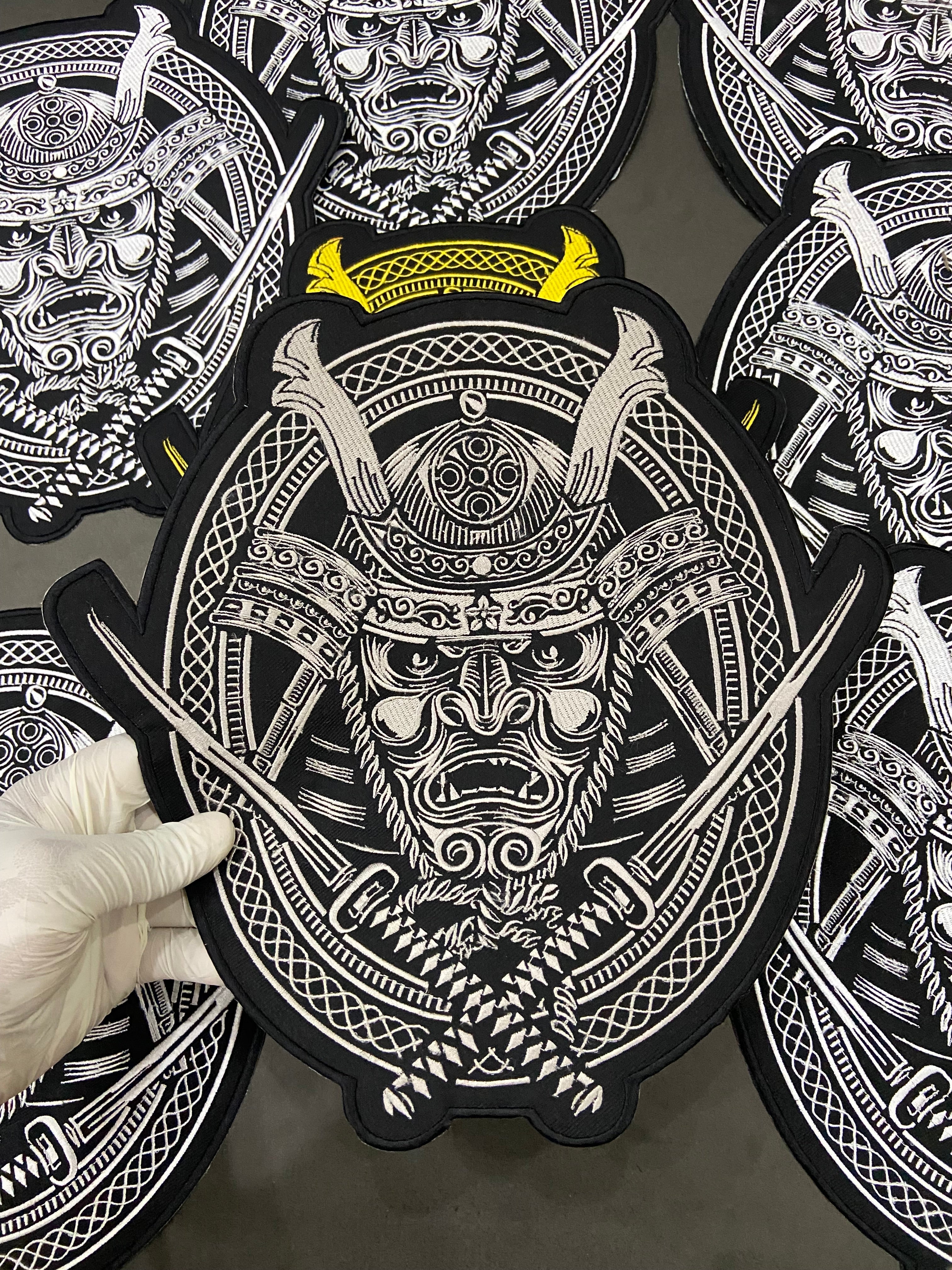 Samurai Odin Sons of Vikings Embroidery Patch: Iron On Cosplay