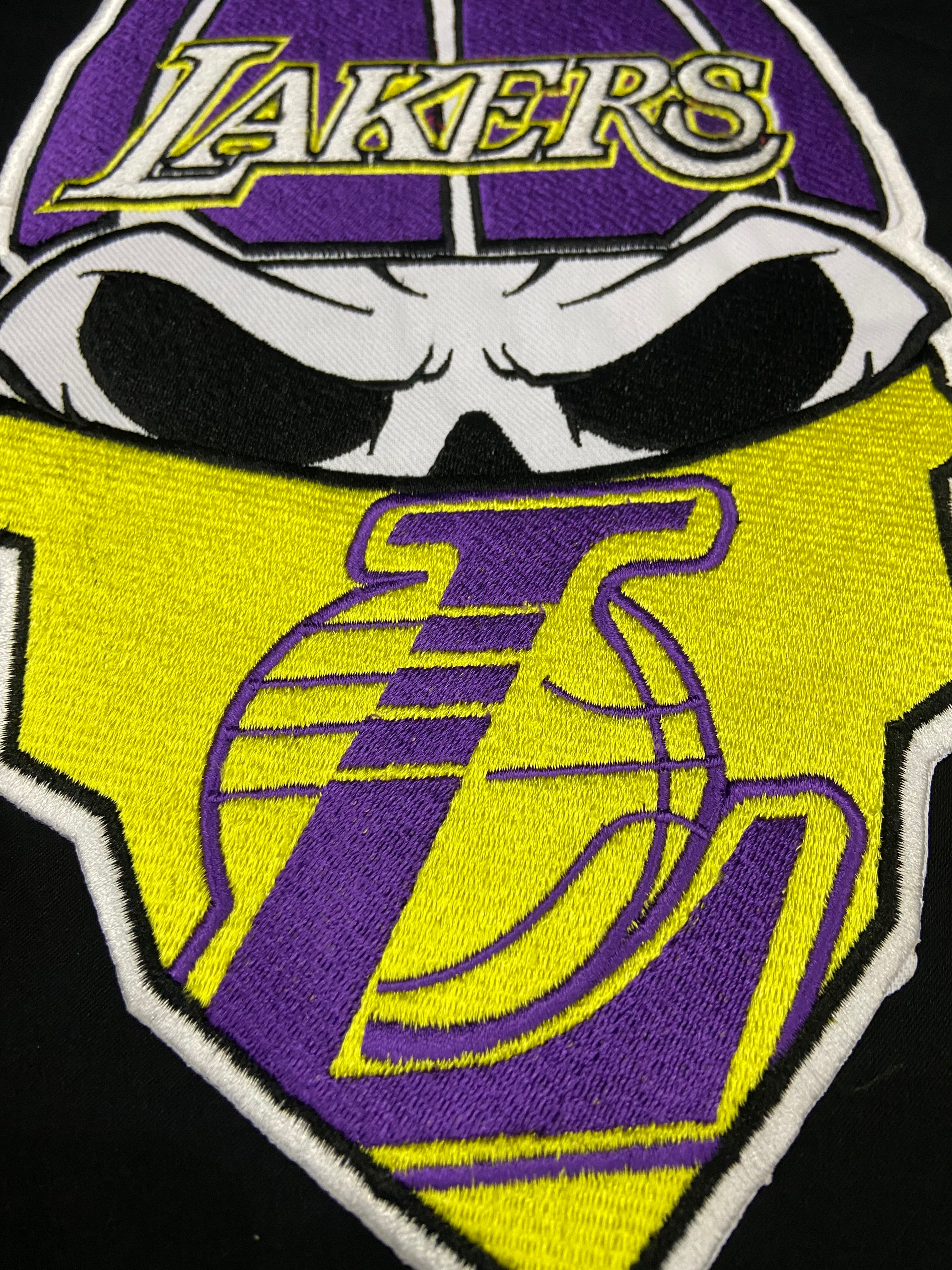 Los Angeles Lakers Embroidered Back Patch – Premium NBA Fan Applique