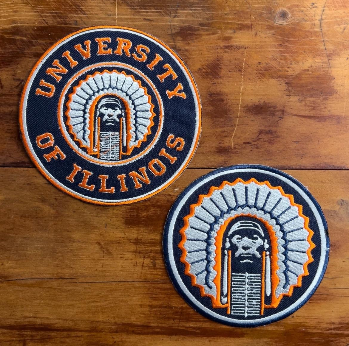 University of Illinois Fighting Illini Embroidered Patch – Premium NCAA Fan Applique