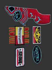 Kpop Demon Hunter Rummi Jacket Patch Set, DH Patches
