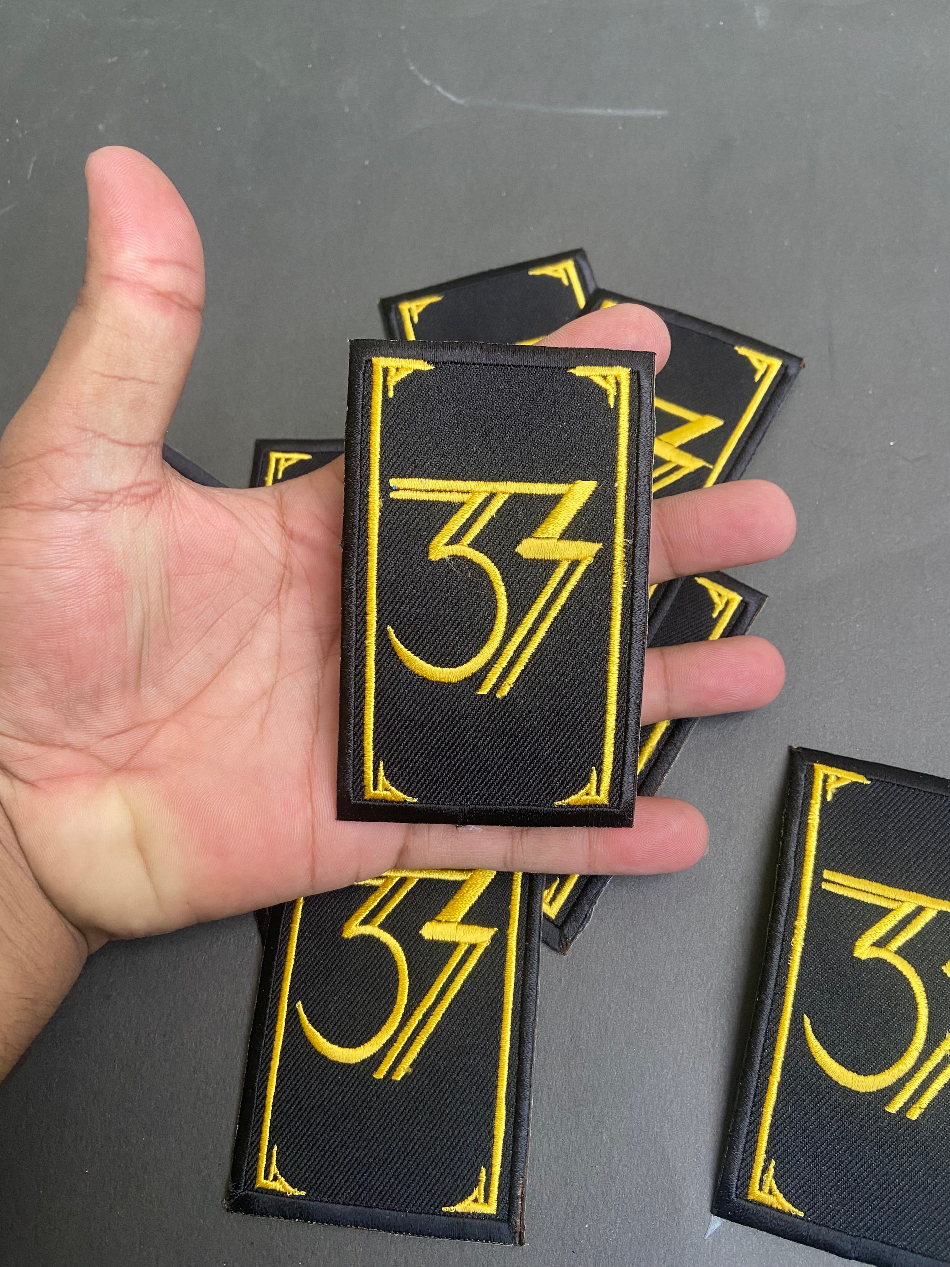 Number 37 Gaming Patch | Embroidered eSports Level Badge