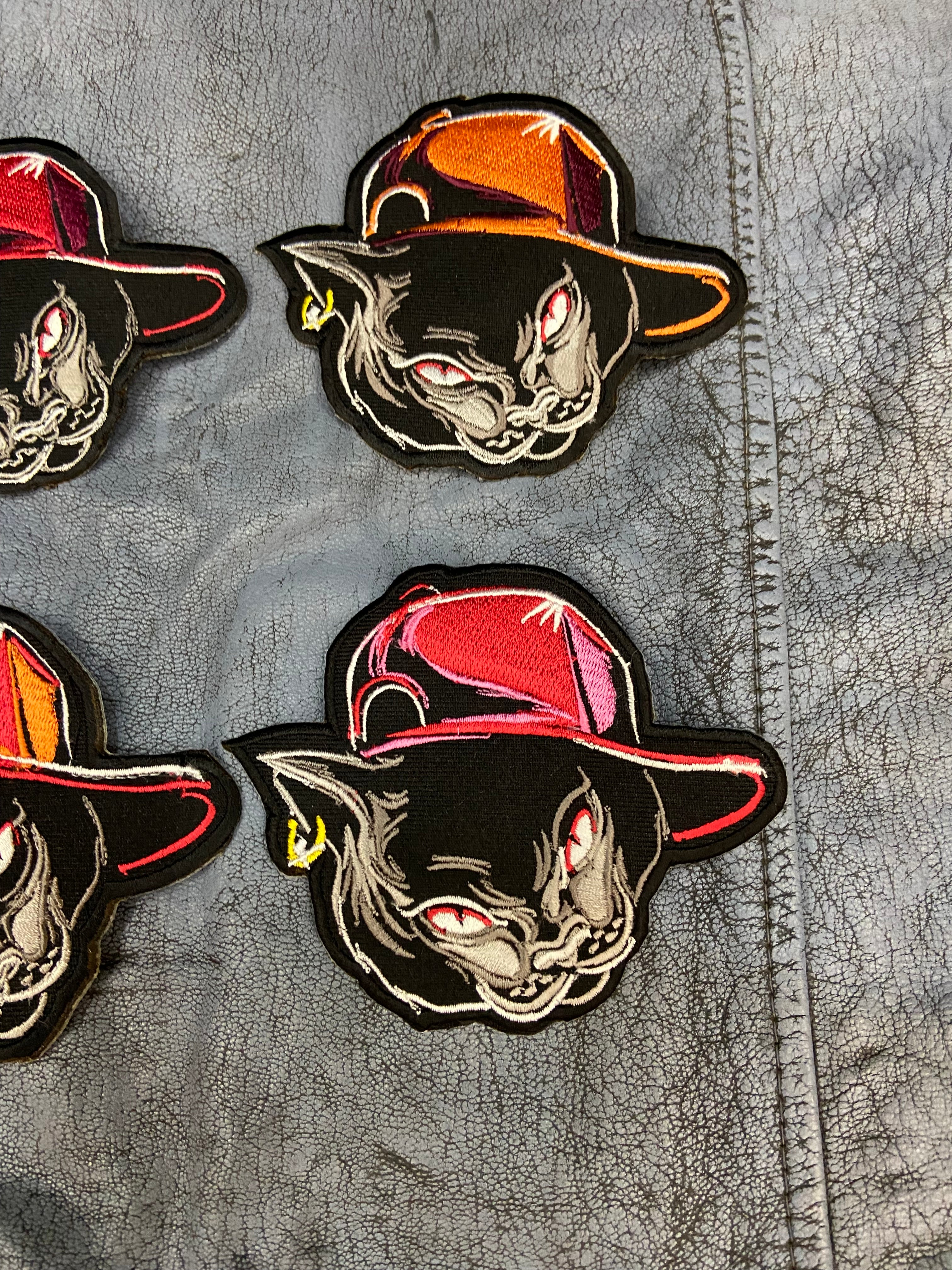 Grumpy Cat Streetwear Patch – Edgy Embroidered Iron-On Badge