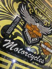 Harley-Davidson Eagle Full-Panel Set | 4-Piece Custom Vest Pack