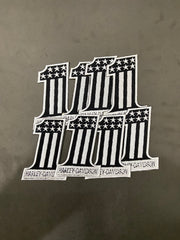 Harley-Davidson #1 American Flag Patch | 4-Inch Patriotic Number One Embroidered Biker Badge