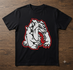 White Bulldog Embroidery Design, Bull Dog Mascot Digital File