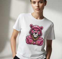 Pink Panther Thug Life Machine Embroidery Design - 8 Sizes & Multiple Formats