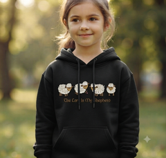The Lord Is My Shepherd Embroidery, Christian Sheep Bible Verse Digital File