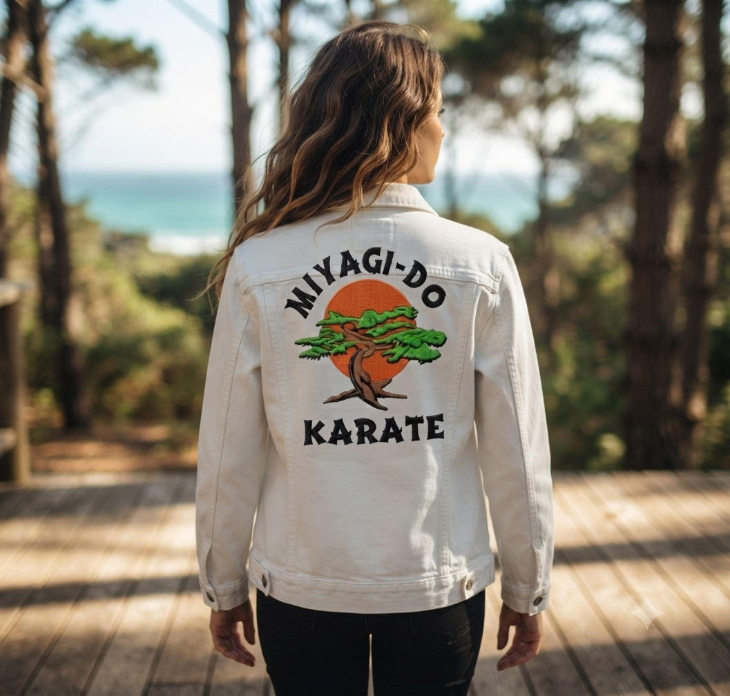 Miyagi-Do Karate Embroidery Design, Bonsai Tree Machine Embroidery File