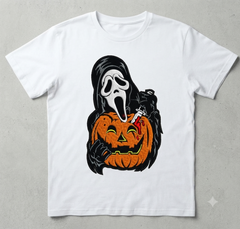 Ghostface Pumpkin Embroidery, Scream Halloween Machine File