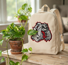 White Bulldog Embroidery Design, Bull Dog Mascot Digital File