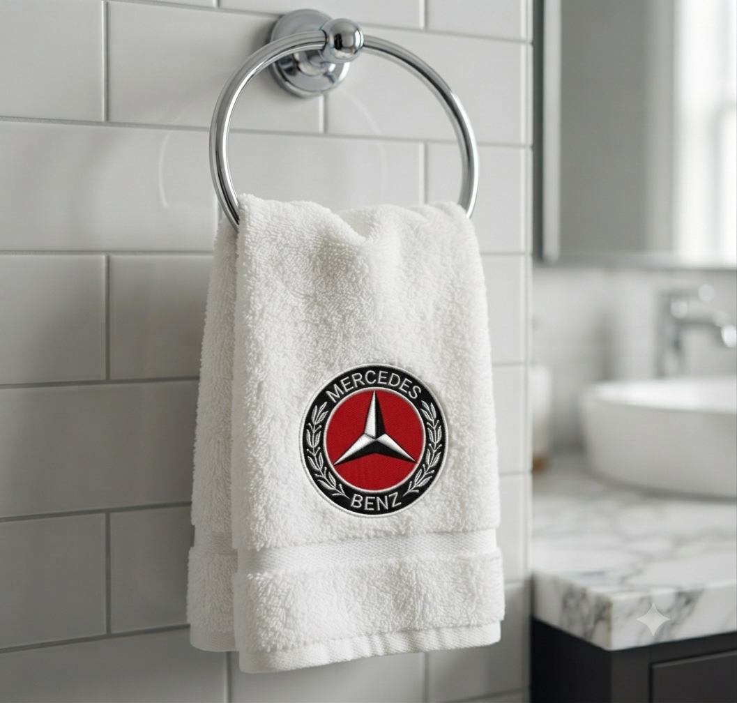 Mercedes-Benz Logo Embroidery Design, Automotive Enthusiast (Digital File)