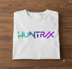 Huntrx Embroidery Design, Modern Gradient Text Art, 8 Formats 8 Sizes