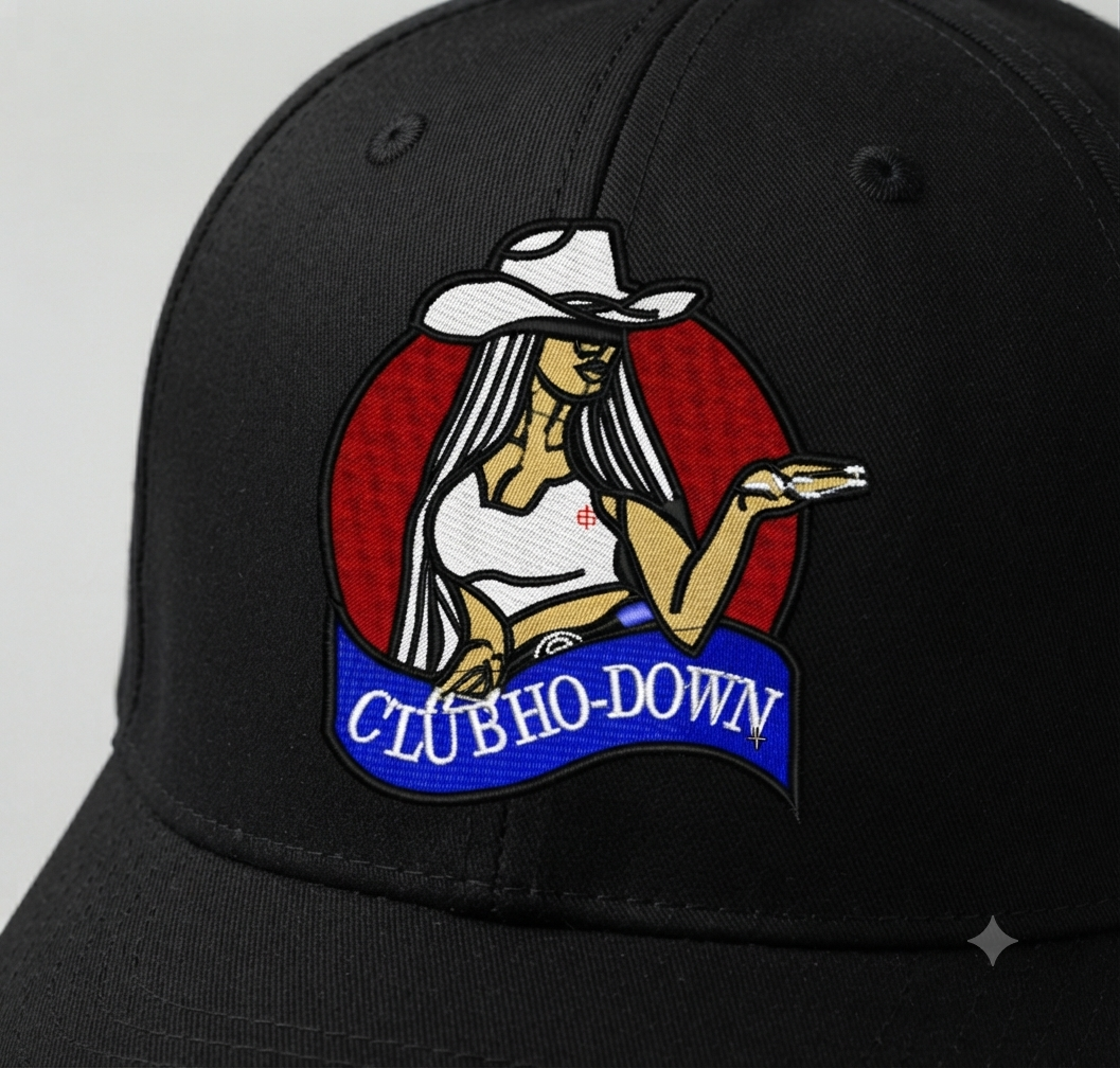 Cowgirl Club Ho-Down Embroidery, Sexy Western Girl Digital File