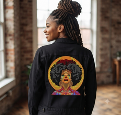Afro Woman Embroidery Design, African Queen Machine File