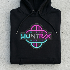 Huntrix Embroidery Patch Design, Futuristic Logo Stitch File, Gaming Style Badge Pattern