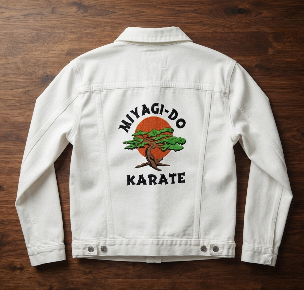 Miyagi-Do Karate Embroidery Design, Bonsai Tree Machine Embroidery File