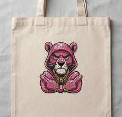Pink Panther Thug Life Machine Embroidery Design - 8 Sizes & Multiple Formats