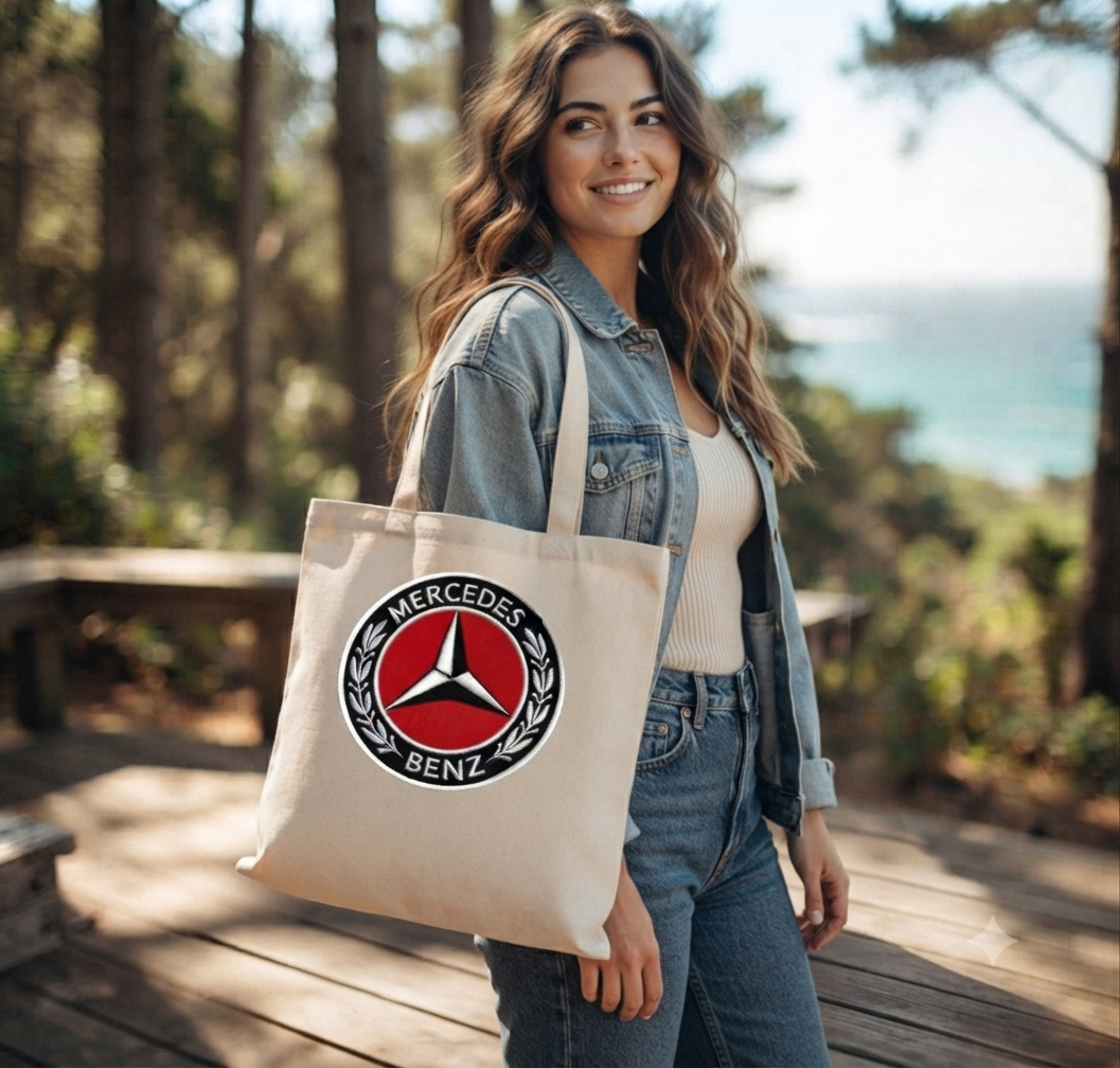 Mercedes-Benz Logo Embroidery Design, Automotive Enthusiast (Digital File)