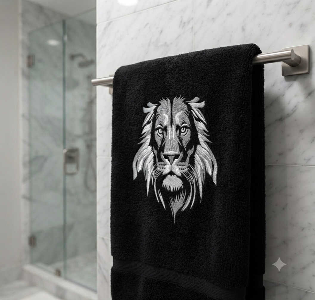 Majestic Lion Head Embroidery Design, Wild Animal King Digital File