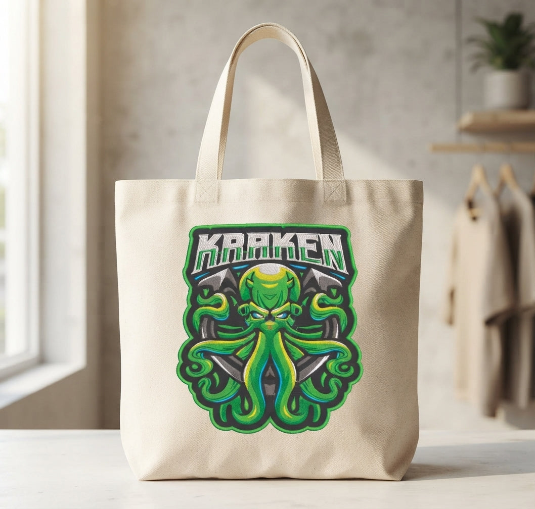 Kraken Octopus Machine Embroidery Design - 8 Sizes Included