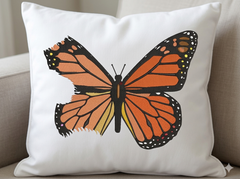 Monarch Butterfly Embroidery Design, Orange Butterfly Digital File