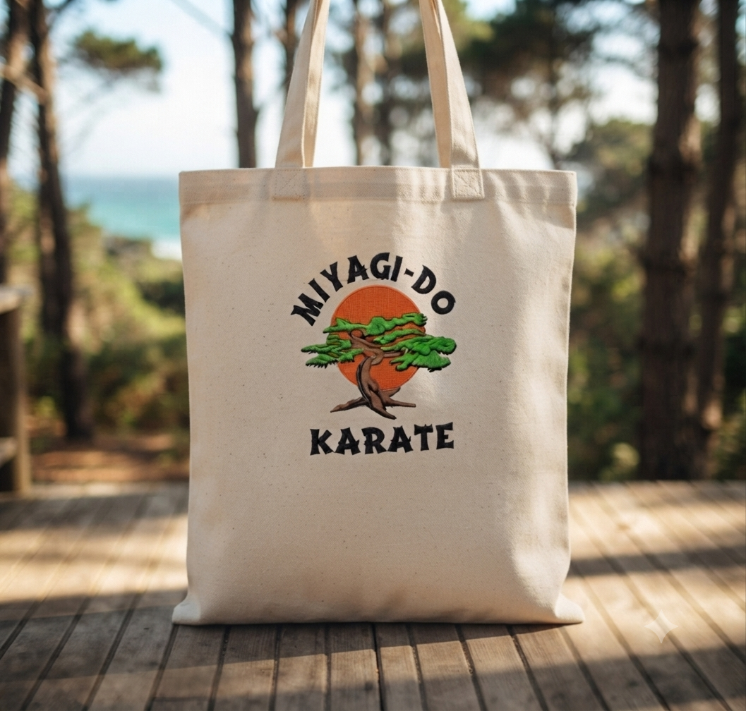 Miyagi-Do Karate Embroidery Design, Bonsai Tree Machine Embroidery File