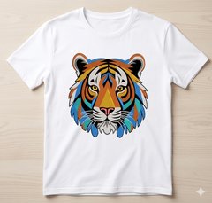Tiger Embroidery Design, 8 Sizes & 8 Formats, Animal Machine Embroidery Pattern