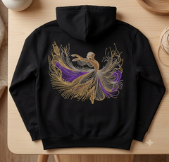Abstract Ballerina Embroidery Design, Elegant Dancer Digital File
