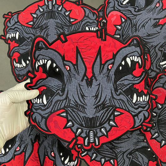 Go grand or go home. Make a massive statement with this premium 12-inch Vi Arcane embroidered back patch! Designed specifically for League of Legends cosplayers and fans looking to replicate Vi’s fierce, iconic streetwear jacket with flawless accuracy.

At a striking 12 inches, this physical patch serves as the ultimate centerpiece for your denim vest, leather jacket, or cosplay hoodie, capturing the raw, punk-rock energy of the Undercity.
Massive 12-Inch Design,High-Density Stitching