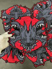 Go grand or go home. Make a massive statement with this premium 12-inch Vi Arcane embroidered back patch! Designed specifically for League of Legends cosplayers and fans looking to replicate Vi’s fierce, iconic streetwear jacket with flawless accuracy.

At a striking 12 inches, this physical patch serves as the ultimate centerpiece for your denim vest, leather jacket, or cosplay hoodie, capturing the raw, punk-rock energy of the Undercity.
Massive 12-Inch Design,High-Density Stitching