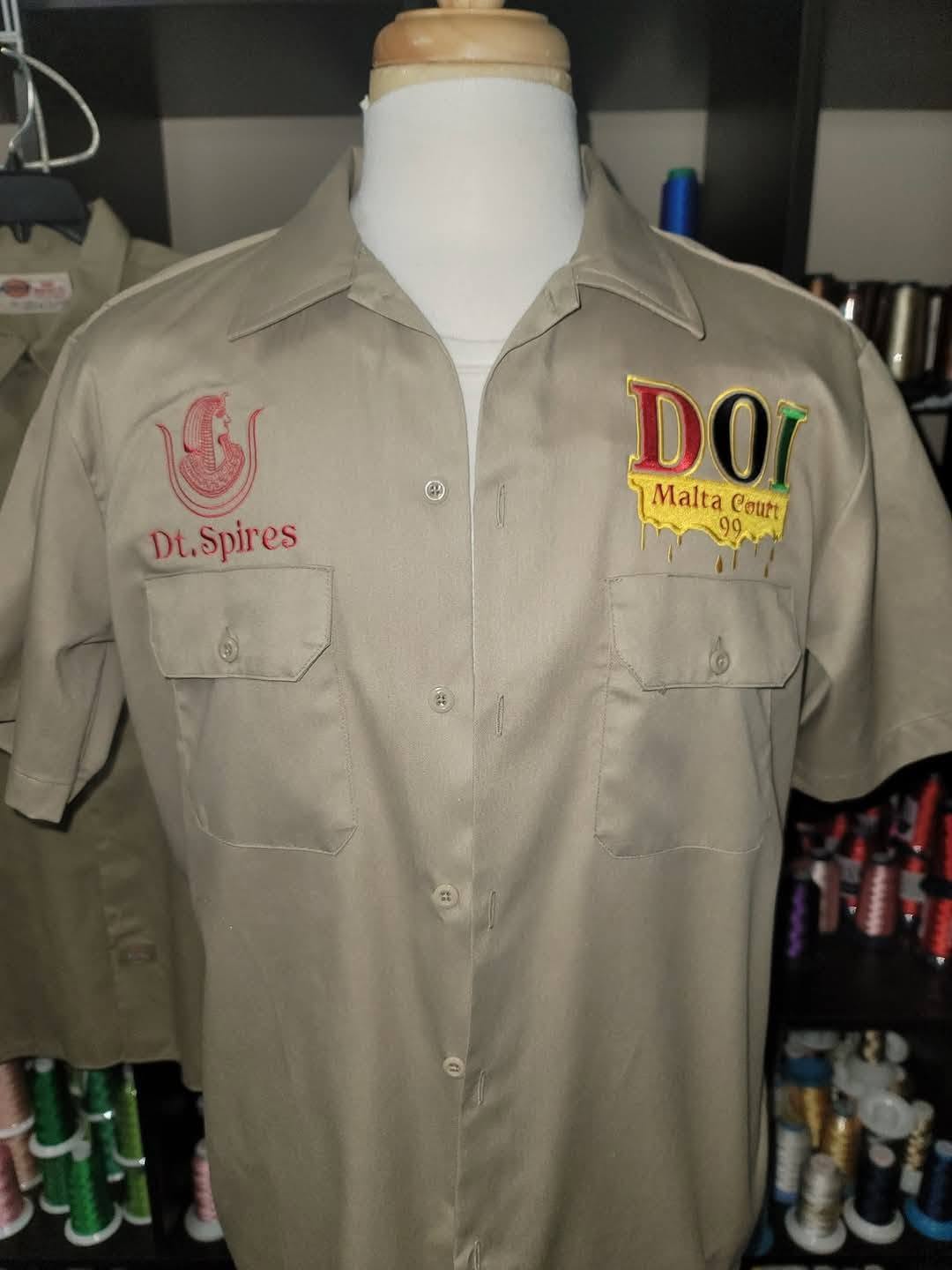 Custom Embroiderd Walking T shirts