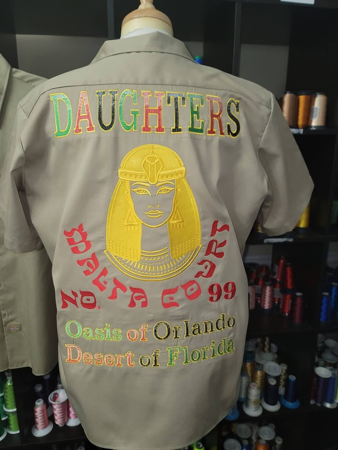 Custom Embroiderd Walking T shirts
