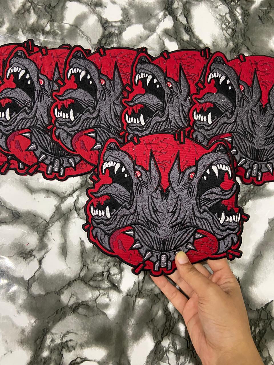 Vi Arcane Embroidered Patch: League of Legends Cosplay - Large Back patch