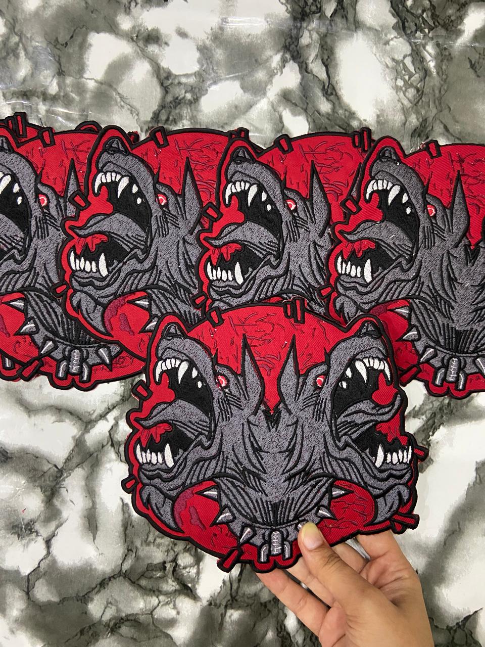 Vi Arcane Embroidered Patch: League of Legends Cosplay - Large Back patch